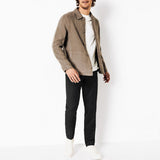 Spodnie garniturowe męskie slim fit – czarne