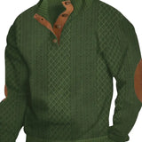 Elegancki sweter męski z guzikami