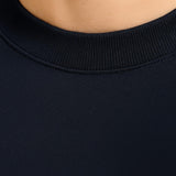 Granatowy bawełniany T-shirt męski
