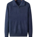 Sweter męski Gstaad z krótkim zamkiem