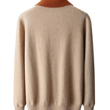 Sweter męski polo Castelle na zamek