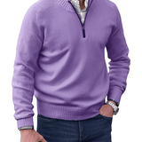 Sweter męski na zamek casual
