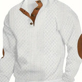 Elegancki sweter męski z guzikami