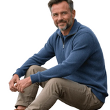 Sweter męski Diego z zamkiem