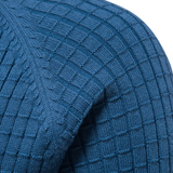 Sweter męski z fakturą siatki