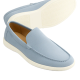 Mokasyny męskie casual – jasnoniebieskie
