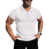 Elegancka koszulka polo męska w paski