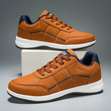 Stylowe skórzane sneakersy męskie