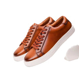 Skórzane sneakersy męskie na co dzień