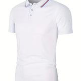 Elegancka koszulka polo męska w siedmiu kolorach