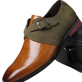 Zamszowe buty biznesowe męskie