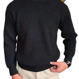 Dzianinowy sweter męski Rom