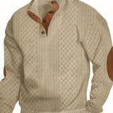 Elegancki sweter męski z guzikami