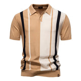 Dzianinowa koszulka polo męska
