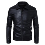 Męska kurtka skórzana smart casual