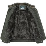 Elegancka męska bawełniana parka bomber