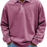 Sweter męski z kołnierzykiem polo Premium