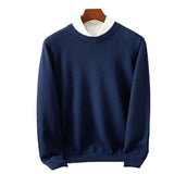 Elegancki ciepły sweter męski