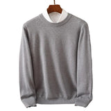 Elegancki ciepły sweter męski