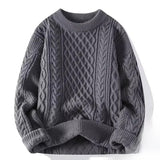 Sweter męski w warkocze