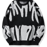 Elegancki sweter męski we wzory