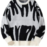 Elegancki sweter męski we wzory